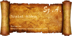 Szalai Aléna névjegykártya
